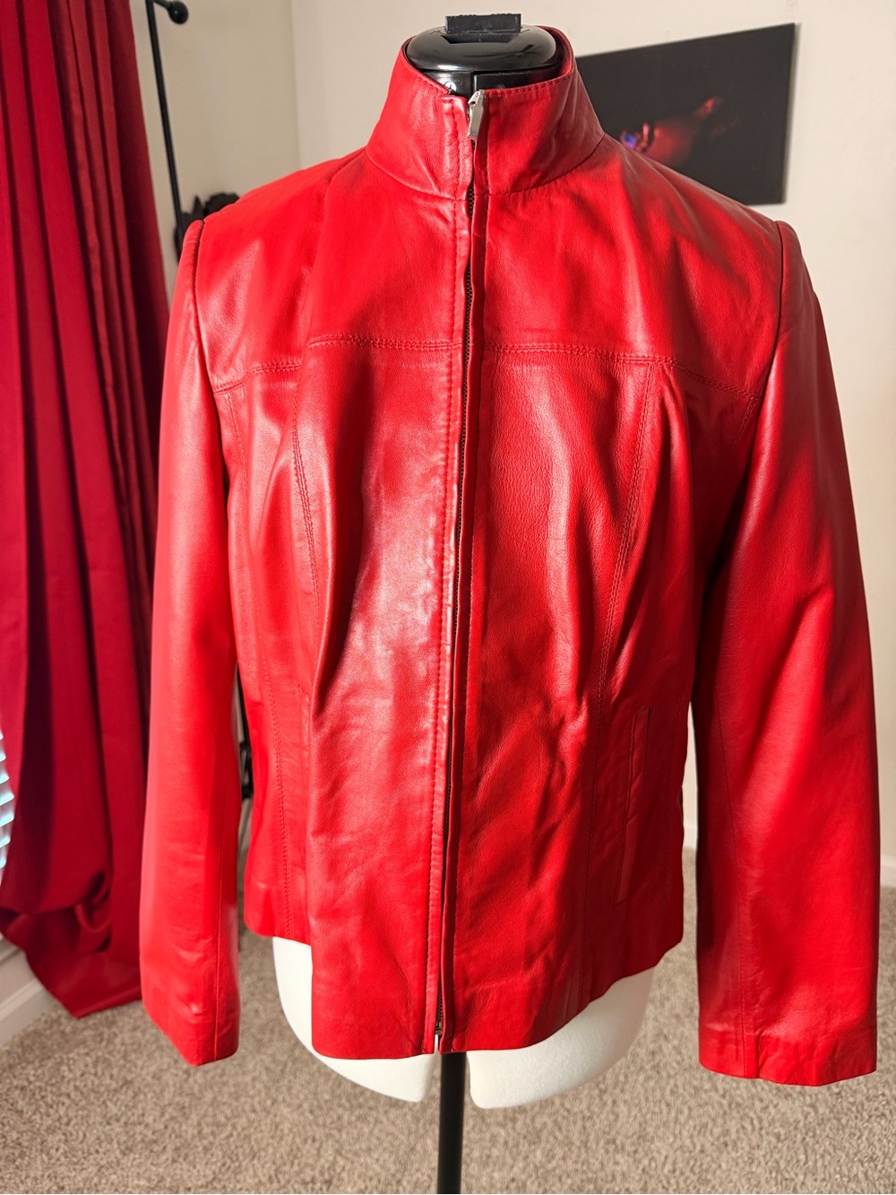 Kircilar Red Leather Jacket